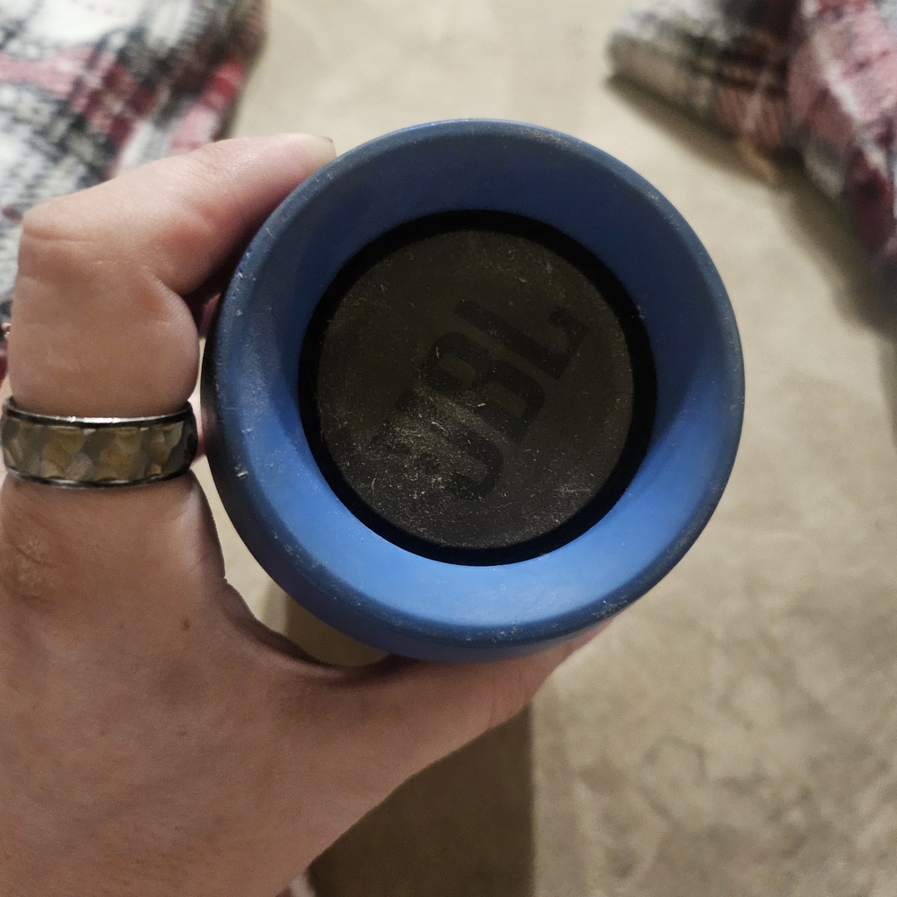 JBL Black and Blue Speaker